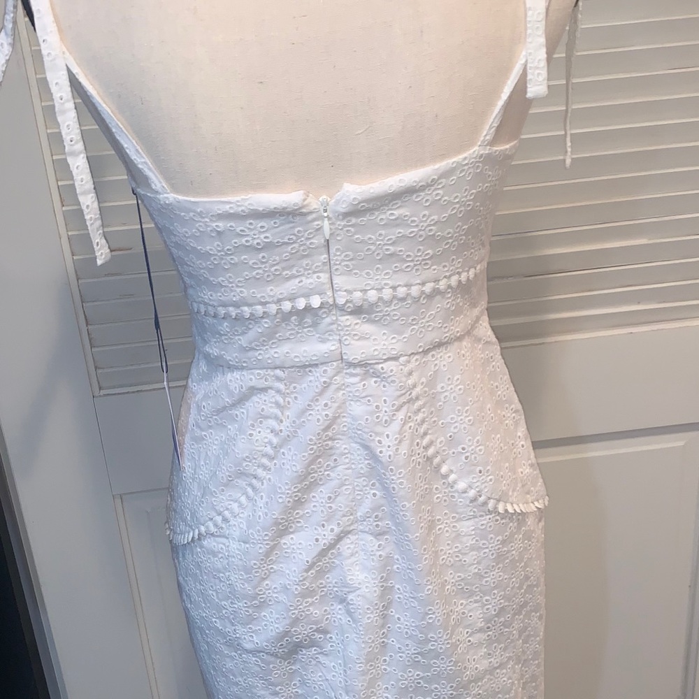 Majorelle eyelet dress.